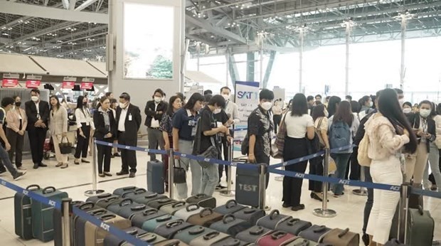 Les aéroports de Thaïlande (AOT) se préparent à lancer en douceur le terminal Satellite 1 (SAT-1) à l'aéroport international de Suvarnabhumi. (Photo : NNT)