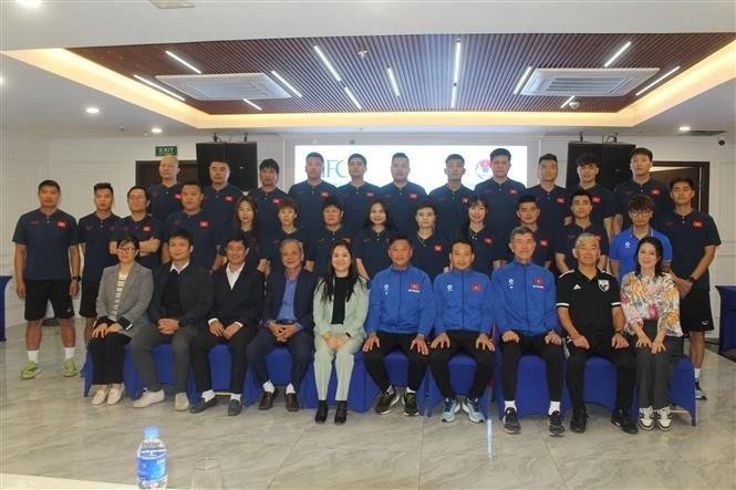 Ha Nam lance la formation d'entraîneur de football certifié C/AFC/VFF. Photo : VNA. 