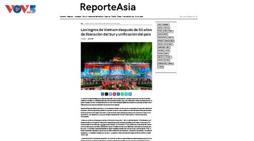 Le journal argentin Reporte Asia. Photo : VOV. 