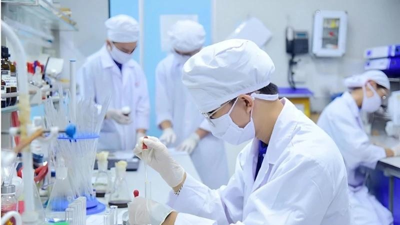 Recherche scientifique à l’Université des Sciences et Technologies de Hanoï, relevant de l’Académie vietnamienne des Sciences et des Technologies. Photo : USTH.