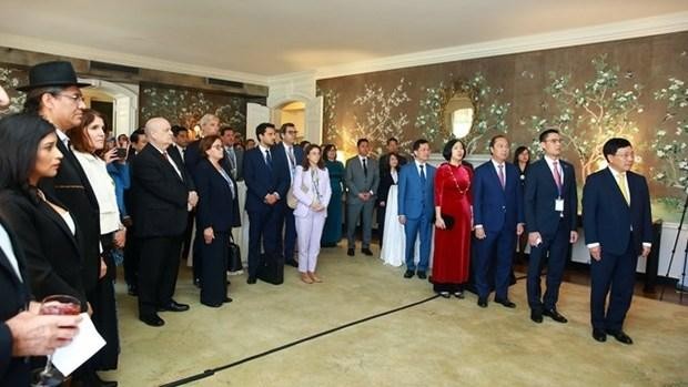 Lors de la cérémonie marquant la Fête nationale du Vietnam et l'adhésion à l'ONU. Photo : VNA