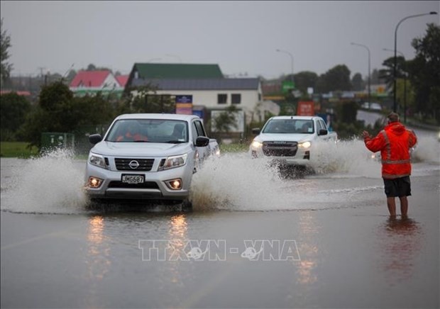 Après le passage du cyclone Gabrielle, 5 morts ont déjà été retrouvés. Photo : Xinhua/VNA.