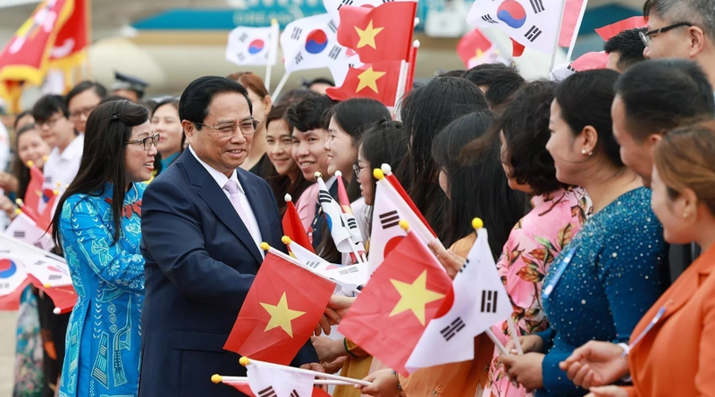 Le Premier ministre Pham Minh Chinh et son épouse effectuent une visite officielle en République de Corée du 30 juin au 3 juillet. Photo : thoidai