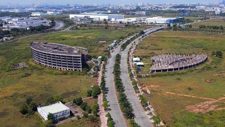 Le parc de haute technologie de Saigon (SHTP) à Hô Chi Minh-Ville dispose d’un fonds foncier pour attirer de nouveaux projets. Photo : baodautu.vn