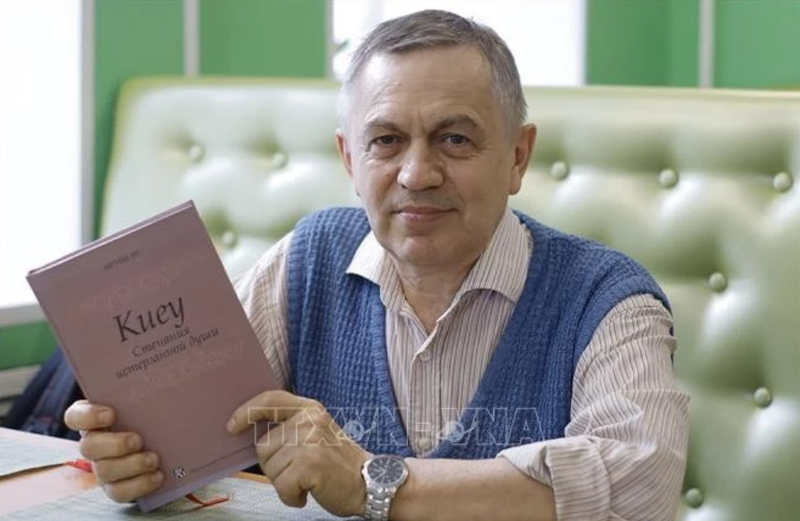 Le Dr Anatoly Sokolov, de l'Institut d'études orientales, rattaché à l'Académie des sciences de Russie. Photo : VNA.