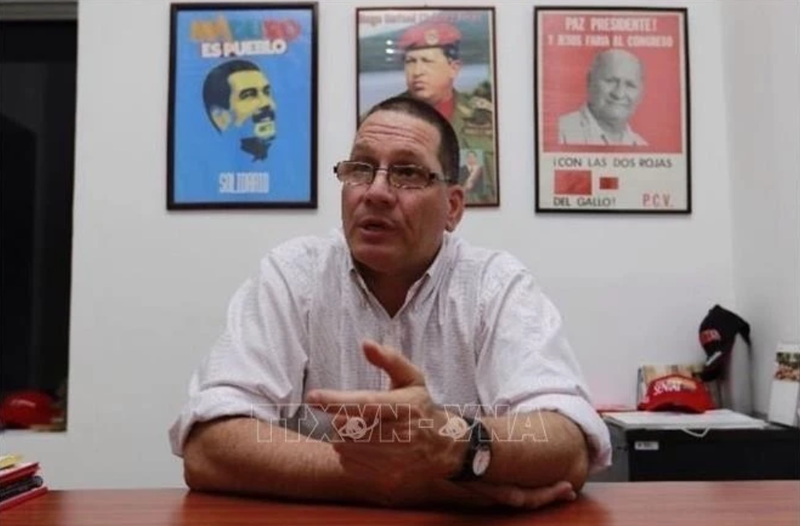 Jesús Germán Faría Tortosa, vice-président du Parti socialiste unifié du Venezuela (PSUV). Photo : VNA.