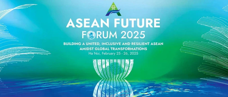 Le Forum sur l'avenir de l'ASEAN 2025 est placé sous le thème Building a United, Inclusive, and Resilient ASEAN Amidst Global Transformations (Construire une ASEAN unie, inclusive et résiliente au milieu des transformations mondiales). Photo : Comité d'organisation