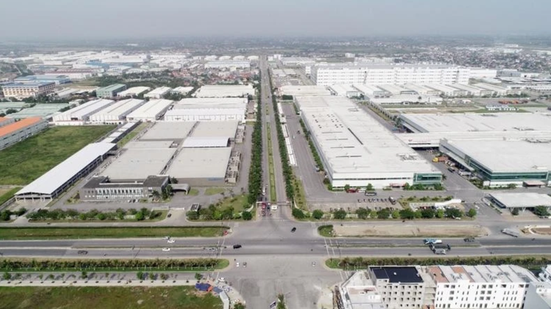 Zone industrielle de Trang Due, dans la ville de Hai Phong. Photo : baodautu.com