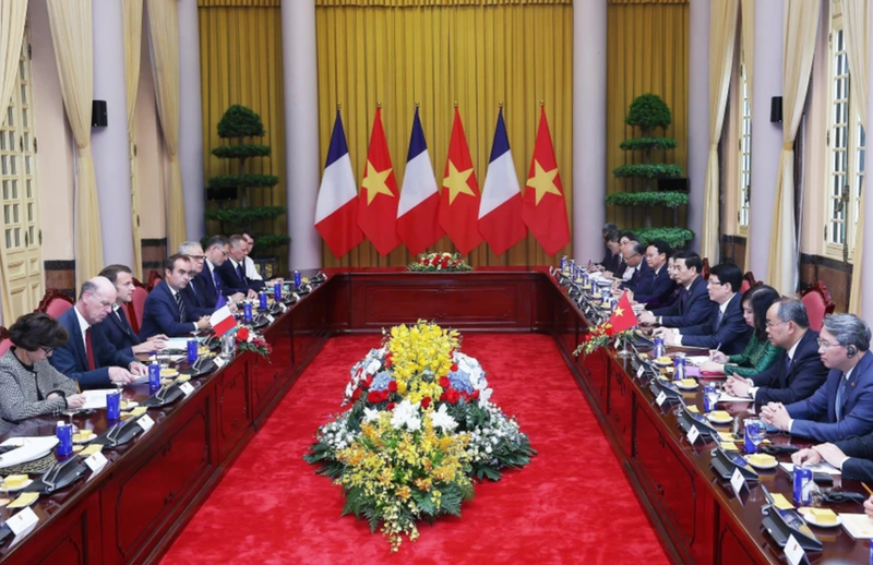 Panorama de l'entretien. Photo : VNA.