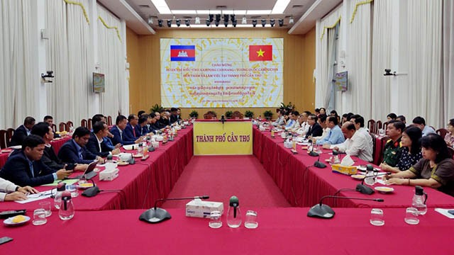 La vue générale de la séance de travail. Photo: thoidai.com.vn
