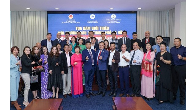 Les délégués lors du 3e Congrès de l’Association de liaison avec des Vietnamiens résidant à l’étranger à Hô Chi Minh-Ville. Photo: VGP