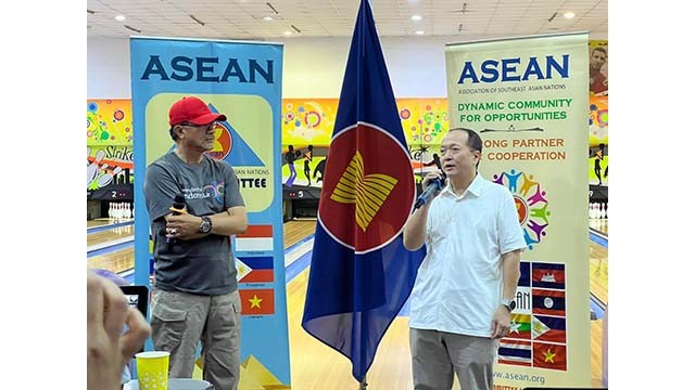 L'ambassadeur du Vietnam en Egypte, Nguyên Huy Dung, a prononcé le discours d'ouverture. Photo : Ambassade du Vietnam en Egypte.