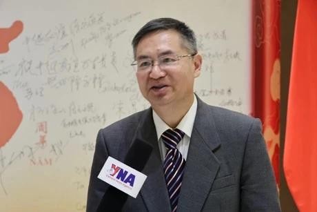 Le professeur et docteur Cheng Hanping, directeur du Centre de recherche sur le Vietnam à l'Université des Sciences et Technologies du Zhejiang. Photo : VNA.