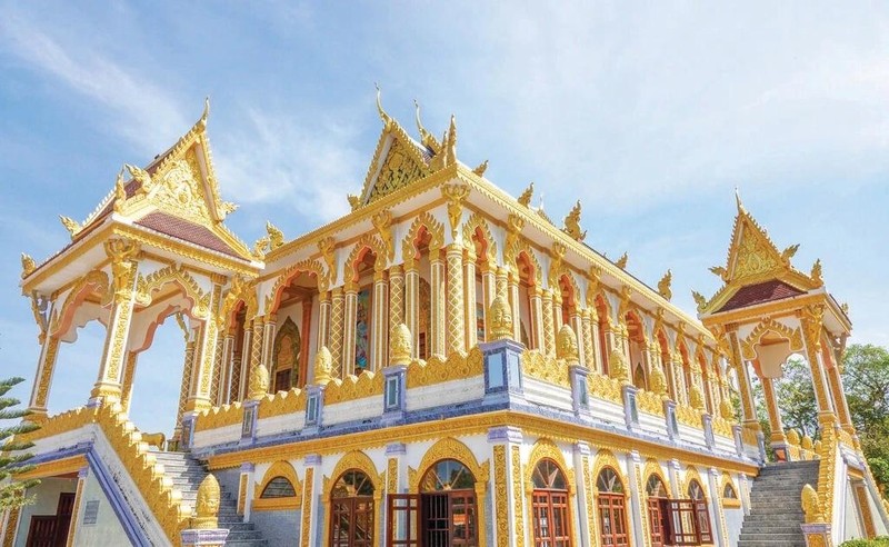 Sanctuaire principal de la pagode Tà Mon. Photo : collaborateur/CVN.