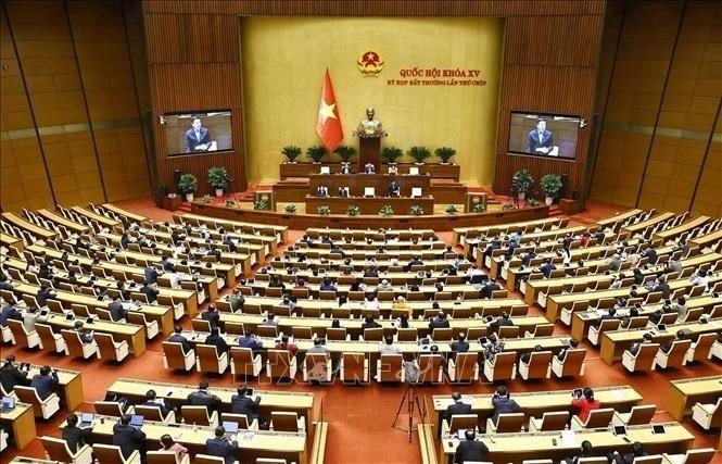 Séance de l'Assemblée nationale. Photo: VNA