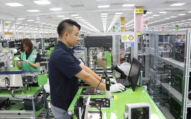 Une entreprise à participation étrangère installée dans la province de Bac Ninh. Photo : VietnamPlus. 