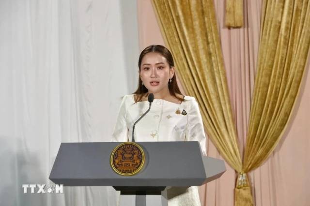 La Première ministre thaïlandaise Paetongtarn Shinawatra. Photo : THX/VNA.