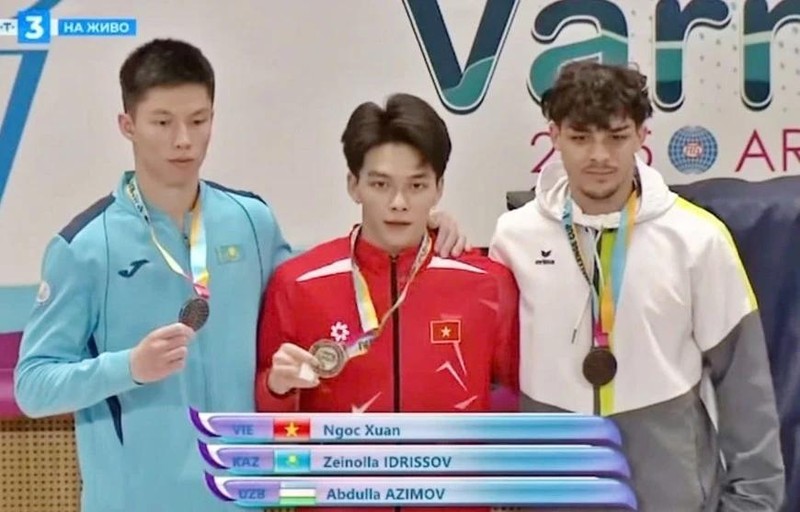 Le Vietnam remporte la médaille d'or lors de la Coupe du monde de gymnastique FIG 2025