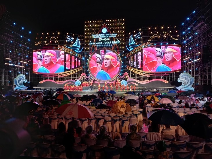 La cérémonie de clôture du festival maritime de Nha Trang – Khanh Hoà 2023. Photo: VOV 