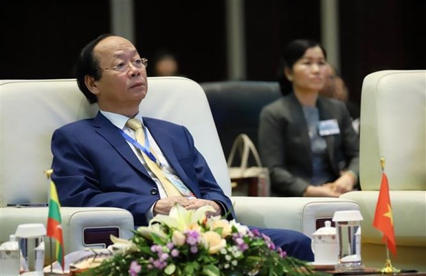 Vo Tuân Nhân, vice-ministre vietnamien des Ressources naturelles et de l'Environnement, président de l'Organisation des hauts officiels de l'ASEAN sur l’environnement du Vietnam (ASOEN Vietnam) à la 17e réunion ministérielle de l'ASEAN sur l’environnement à Vientiane, au Laos. Photo : VNA.