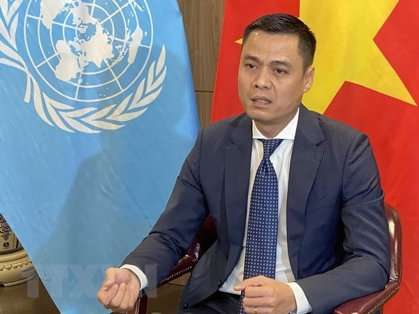 Dang Hoàng Giang, chef de la mission permanente vietnamienne auprès de l’ONU | Photo: AVI