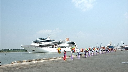 L’accueil d’un navire international par Saigontourist. Photo: Saigontourist.