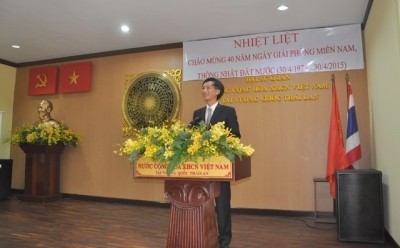 L’ambassadeur vietnamien en Thaïlande, Nguyên Tât Thành, prend la parole. Photo: NDEL.