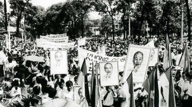 Sài Gon dans le jour de la libération. Photo d'archives.
