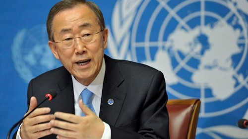 Le Secrétaire général de l'ONU, Ban Ki-moon. Photo: VOV.
