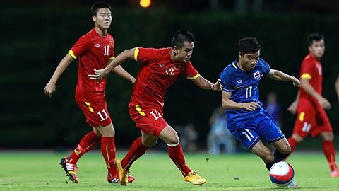 Une phase défensive des joueurs vietnamiens. Photo: Hai Dang/NDEL.