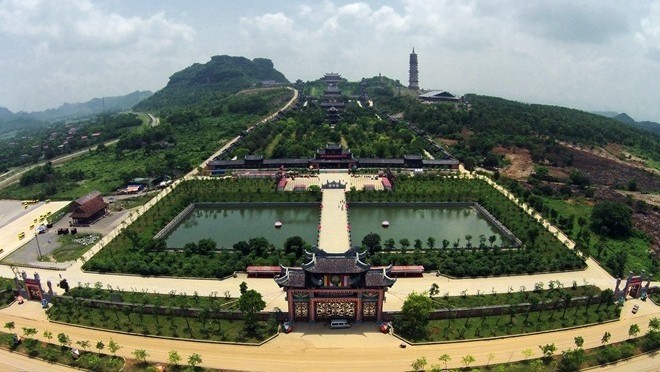 La pagode Bai Dinh dans la province de Ninh Binh. 