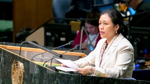 L'ambassadrice Nguyên Phuong Nga, chef de la représentation du Vietnam auprès de l'ONU. Photo: VNA.