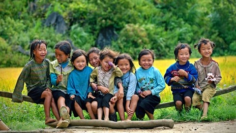 Le taux des enfants souffrant d'un retard de croissance à Lào Cai est de 35%. Photo d'illustration: sapasensetravel.com.