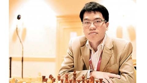 Le grand maître d’échecs vietnamien, Lê Quang Liêm. Photo: NDEL.