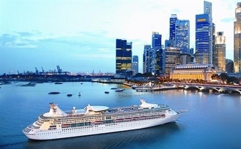 Du 27 au 29 octobre, le voyagiste Saigontourist accueillira quelque 1.700 touristes et membres d’équipage du paquepot "Legend of the Seas". Photo: CVN.