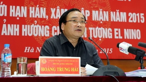 Le vice-Premier ministre Hoàng Trung Hai. Photo: VGP.