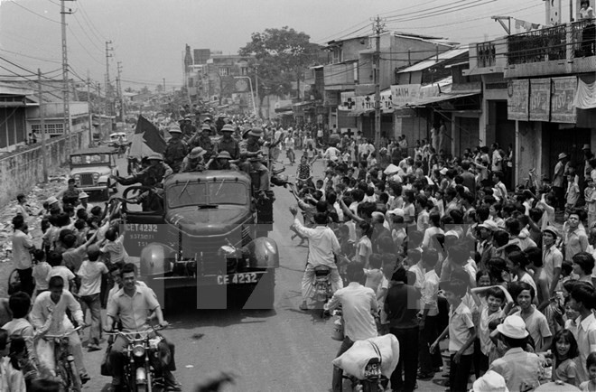 Un documentaire sur la libération du Sud. Photo: VNA.