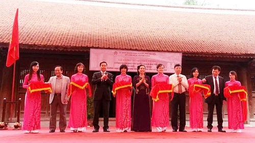 Cérémonie de reconnaissance des 82 stèles des Docteurs du Van Miêu-Quôc Tu Giam comme trésor national. Photo: HNM.