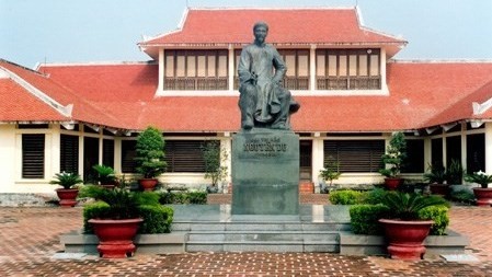 Le site en mémoire du poète de Nguyên Du à Hà Tinh. Photo: truyenhinhnghean.