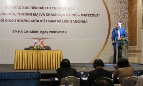 Conférence de promotion commerciale et d’investissement vers la Russie, le 20 mai à Hô Chi Minh-Ville.