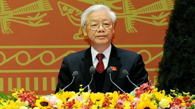 Le Secrétaire général du Parti communiste du Vietnam, Nguyên Phu Trong. Photo: NDEL.