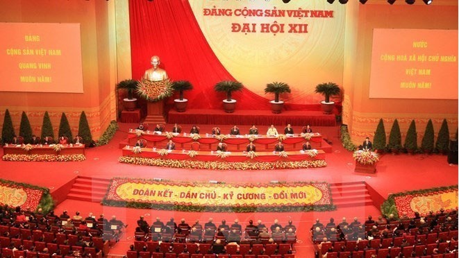 Le XIIe Congrès national du PCV. Photo: VNA.