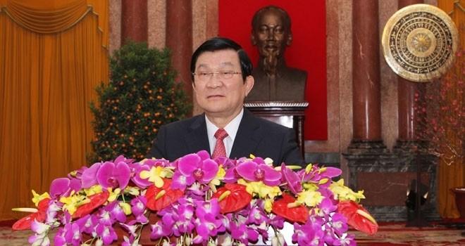Président du Vietnam, TruongTân Sang. Photo: NDEL.