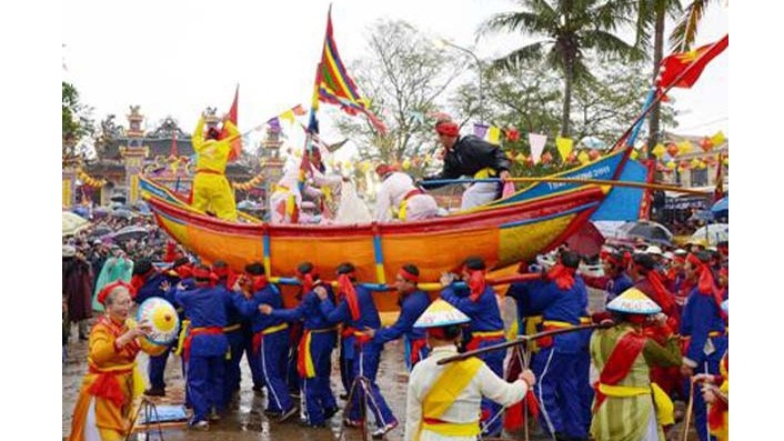 Le bateau symbolique part en mer au début de l’année. Photo: NDEL.