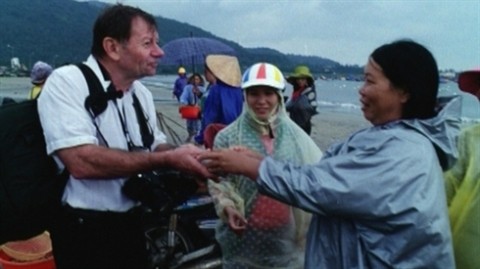 Une scène dans le film “André Menras - một người Việt” (André Menras - Un Vietnamien). Photo : DFS/CVN 