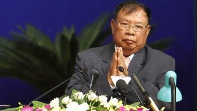 Bounnhang Vorachit, le Secrétaire général du Parti révolutionaire populaire et Président du Laos. Photo: VNA.