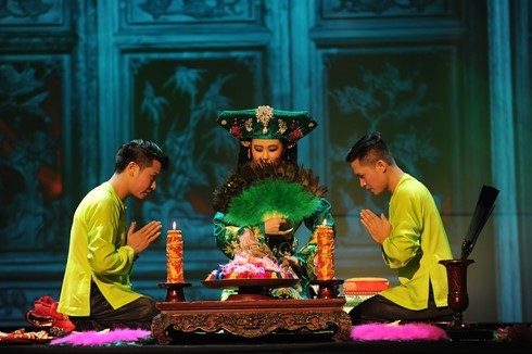 Un spectacle de Hâu dông (médiumnité). Photo: VOV.
