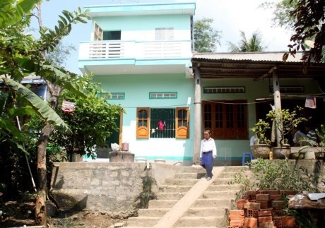 Une maison anti-typhon dans la province de Phu Yên. Photo: VNA.