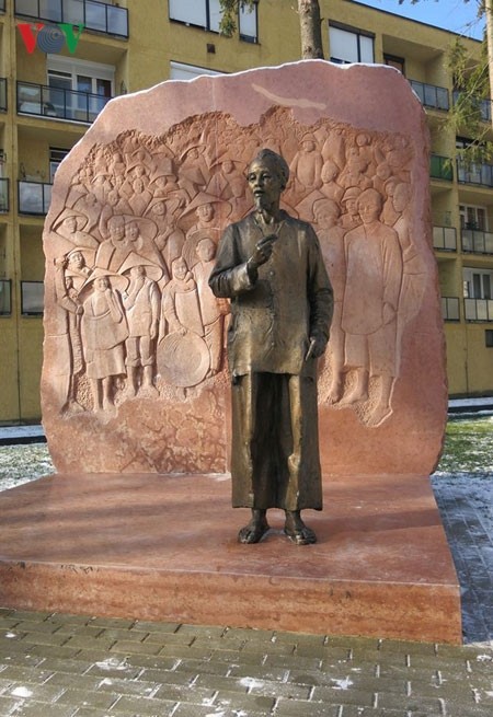 Le mémorial du Président Hô Chi Minh à Zalaegerszeg. Photo: VOV.
