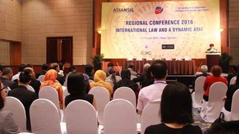 Conférence «Le droit international et l’Asie dynamique». Photo: VOV.